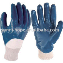 blue nitrile glove